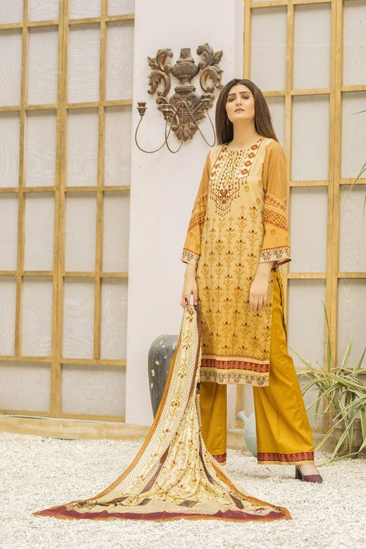 Picture of Ittehad - 3 PC D-133A Spring Summer Crystal Lawn Collection - Available at Raja Sahib