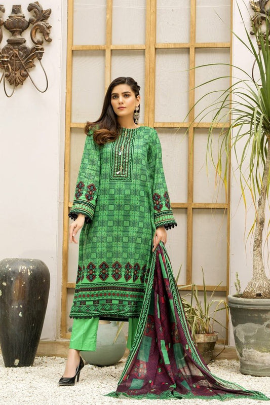 Picture of Ittehad - 3 PC D-135B Spring Summer Crystal Lawn Collection - Available at Raja Sahib