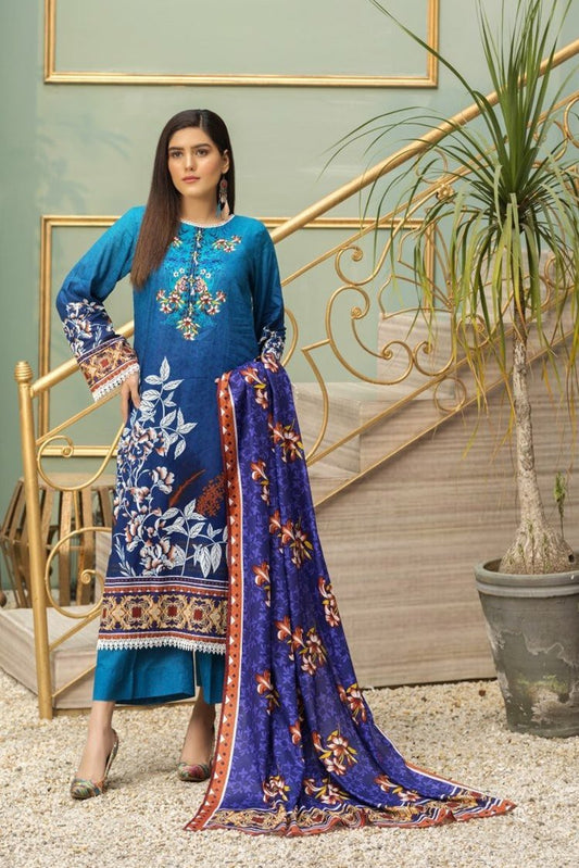 Picture of Ittehad - 3 PC D-141A Spring Summer Crystal Lawn Collection - Available at Raja Sahib