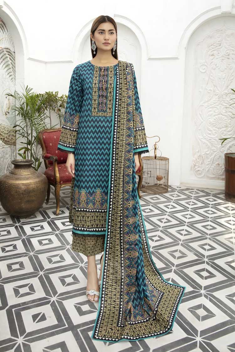 Picture of Ittehad - 3 PC Printed Lawn Suit 213B Jhalak Printed Lawn Collection - Available at Raja Sahib