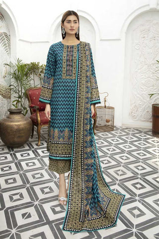 Picture of Ittehad - 3 PC Printed Lawn Suit 213B Jhalak Printed Lawn Collection - Available at Raja Sahib