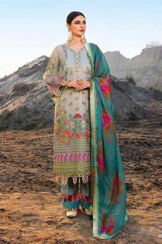 Serene SL 11 Nazleen Uns E Baharaan Embroidered Lawn Collection 2021