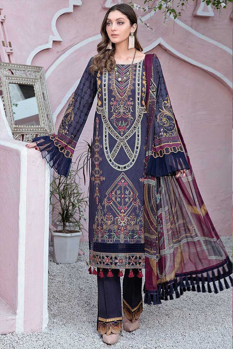 Picture of Ramsha - Design Y101 Riwayat Luxury Embroidered Lawn Collection Vol 1 - Available at Raja Sahib