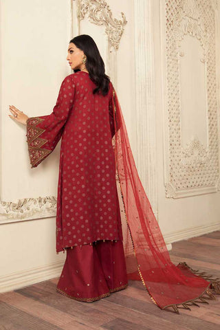 Anamta 05 Scarlet Lady Luxury Embroidered Lawn Series 2021