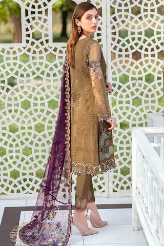 Ramsha - M 402 Minhal Embroidered Chiffon Collection Vol 4