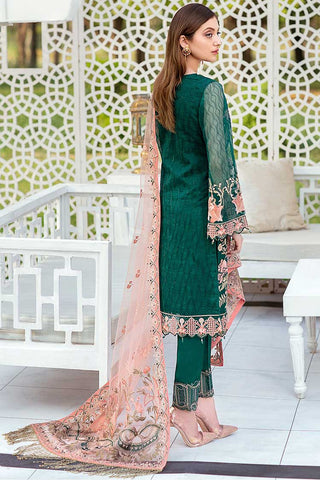 Ramsha - M 408 Minhal Embroidered Chiffon Collection Vol 4