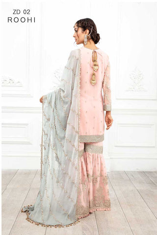 Zarif ZD 02 Roohi Dastoor Embroidered Chiffon Collection 2021