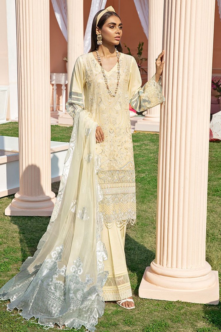 Picture of Nureh - 3 PC Day Lilly D-7 Luxury Lawn Exclusive Collection - Available at Raja Sahib