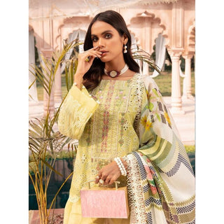 3 PC 100 Luxury Embroidered Lawn Collection Vol.2