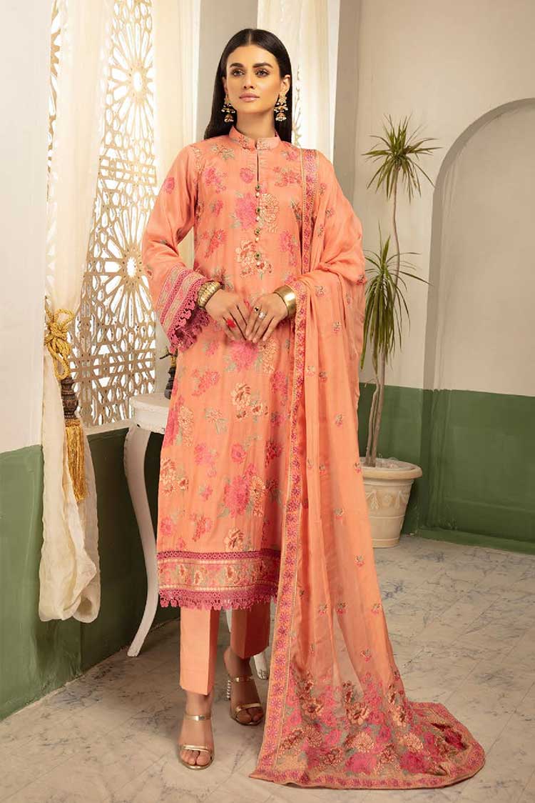 Picture of Shaista - Design 394 Khoobseerat Luxury Lawn Collection Vol 2 - Available at Raja Sahib