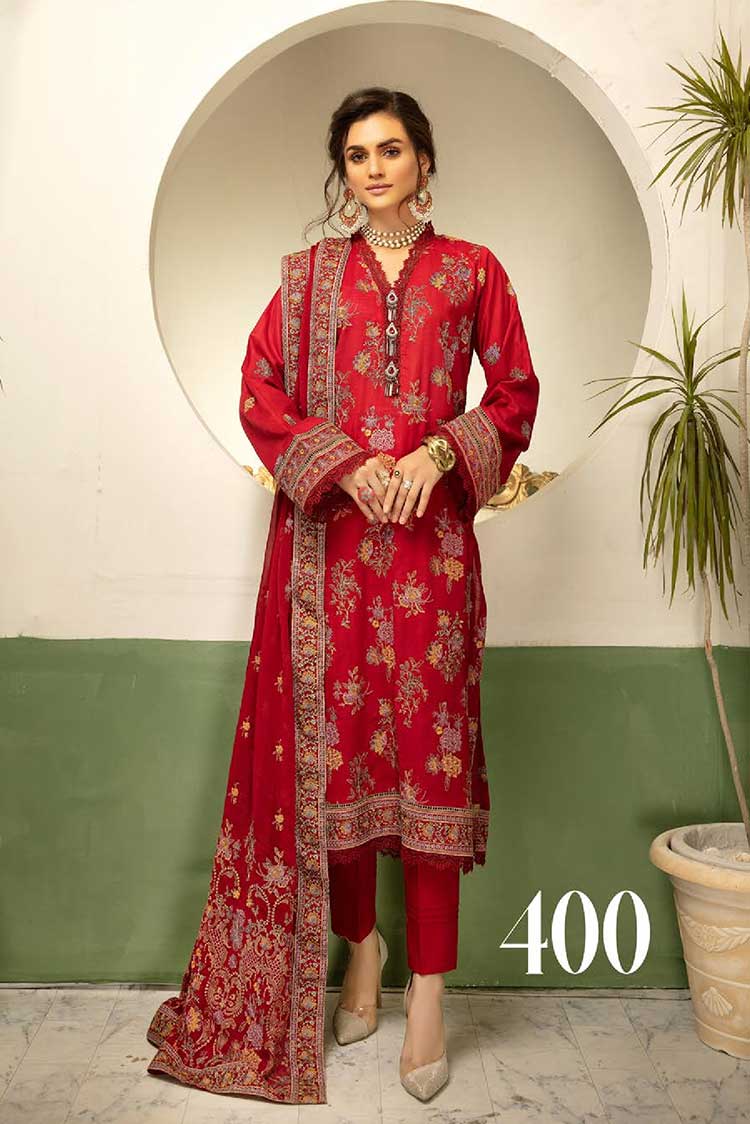 Picture of Shaista - Design 400 Khoobseerat Luxury Lawn Collection Vol 2 - Available at Raja Sahib