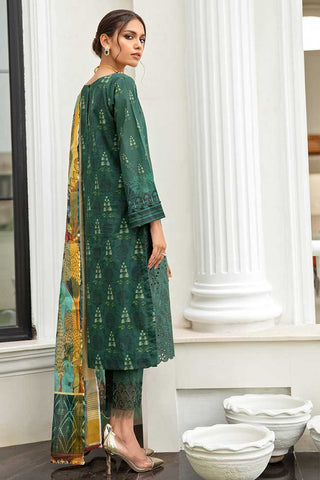 Iznik - EL 08 Forest Green (3 Pc) Eid Edition Collection