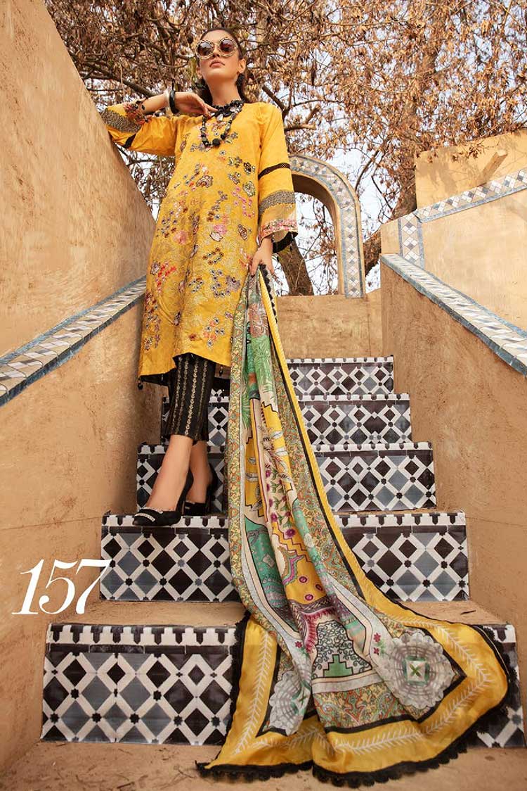 Picture of Shaista - Design 157 Luxury Embroidered Lawn Collection - Available at Raja Sahib