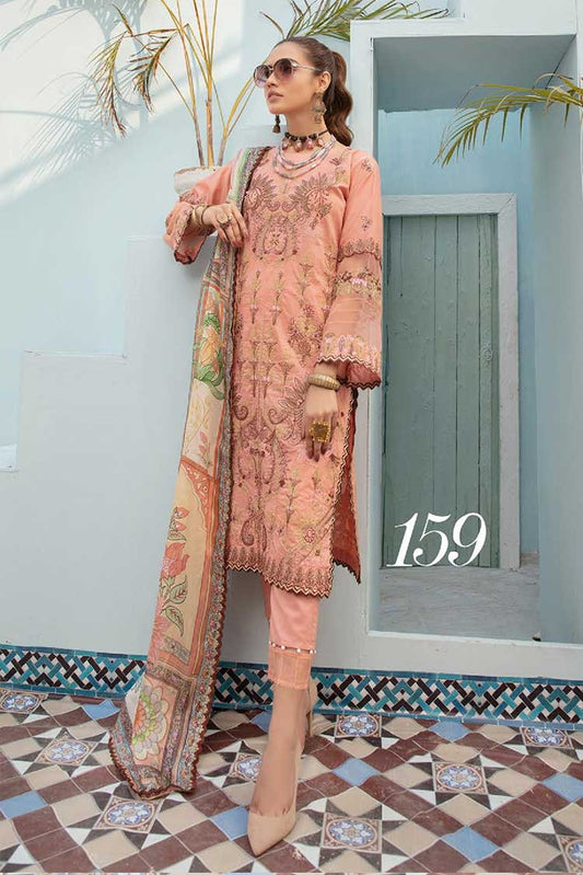 Picture of Shaista - Design 159 Luxury Embroidered Lawn Collection - Available at Raja Sahib