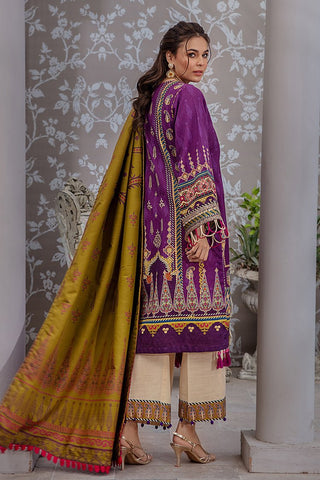 Ellena - 1-09 Khaddar Winter Shawl Unstitched 3-PC Suit