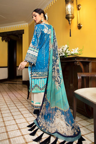 Ellena V4-03 Digital Print Lawn 3-PC Suit