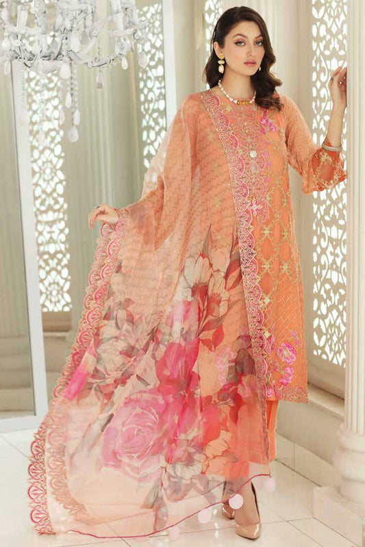 Picture of Charizma - CAL 04 Allure Embroidered Chiffon Collection Vol 01 - Available at Raja Sahib