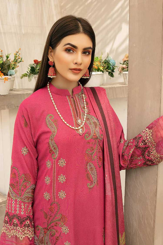 Picture of Shaista - Design 513 Maliha Embroidered Dhanak Karandi Collection - Available at Raja Sahib