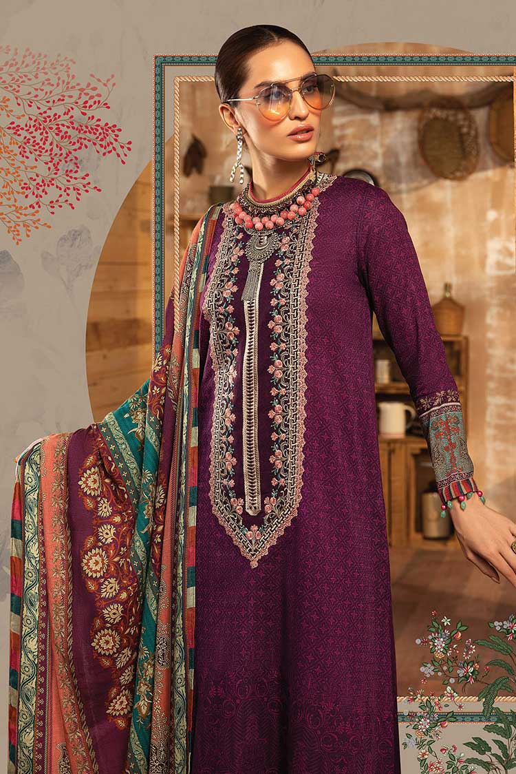 Picture of Maria B -Design 8A Mprints Winter Shawl Collection - Available at Raja Sahib