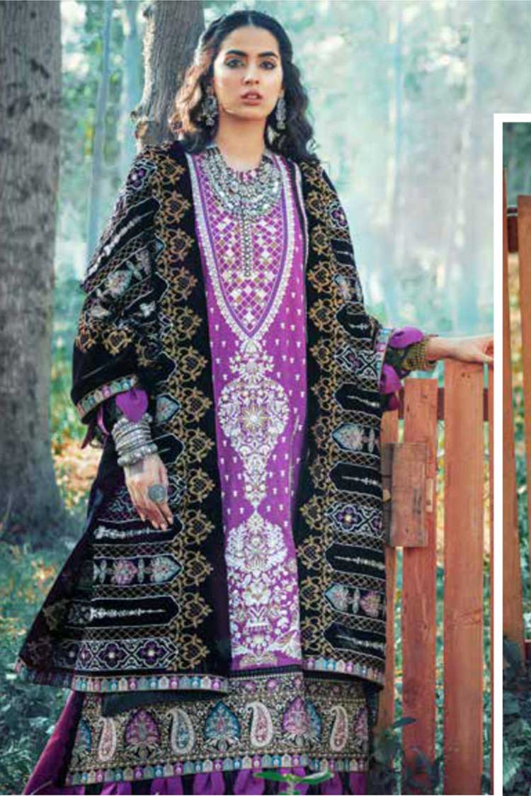 Picture of Maryam Hussain - 05 Tribal Winter Shawl Collection - Available at Raja Sahib