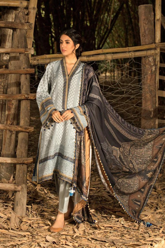 Picture of Sobia Nazir - WS 7B Winter Shawl Collection - Available at Raja Sahib