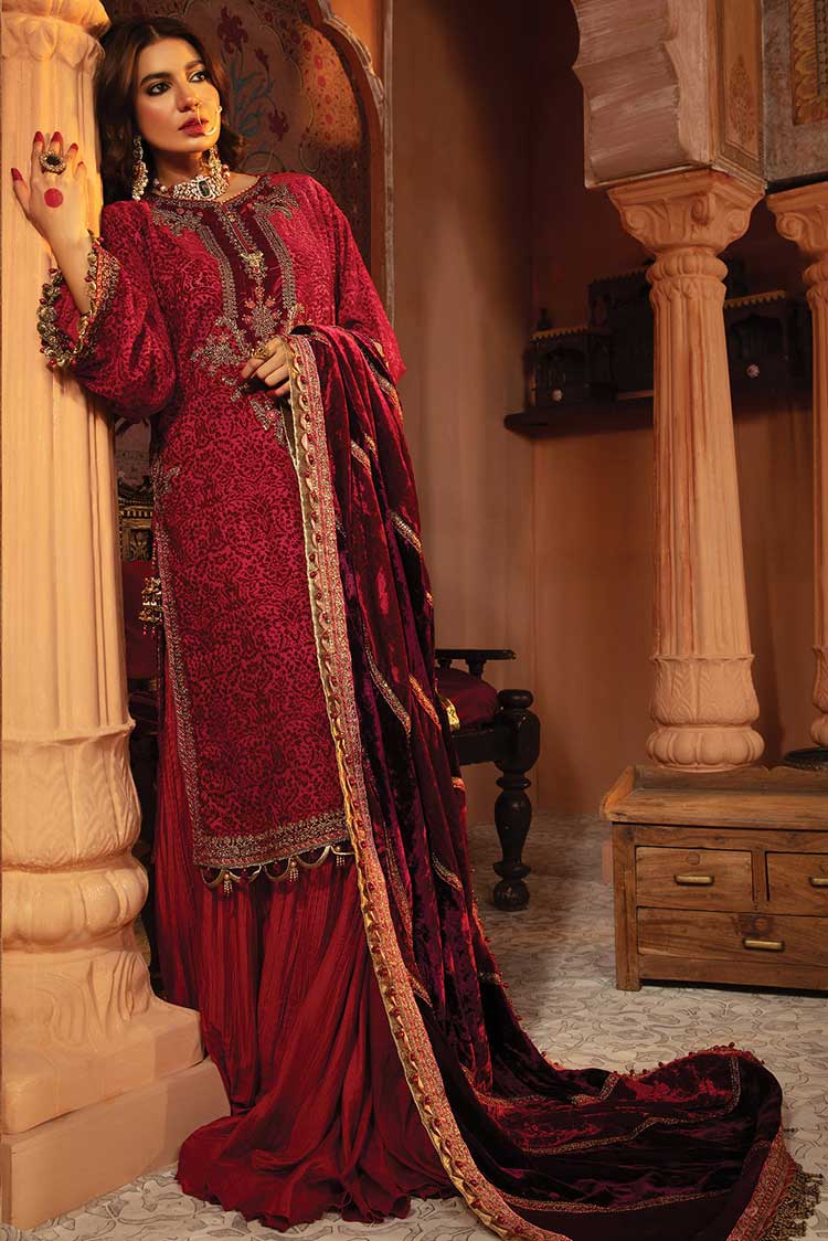 Picture of Maria B - VEL 20 06 Luxury Winter Velvet Collection - Available at Raja Sahib