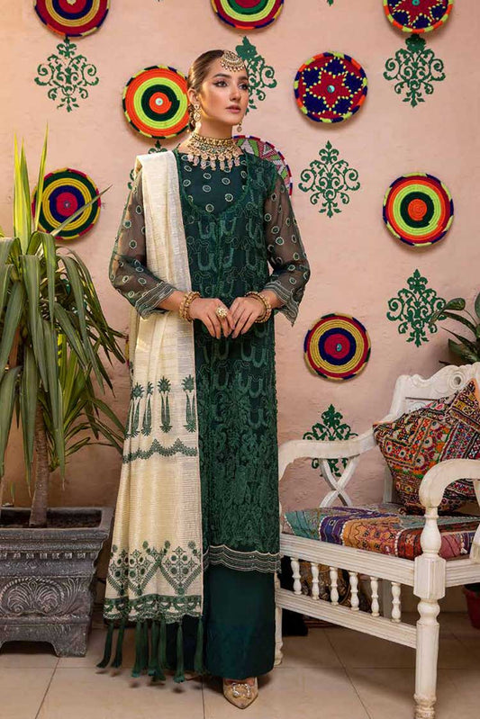 Picture of Charizma - CCE 05 Celine Embroidered Chiffon Collection Vol 1 - Available at Raja Sahib