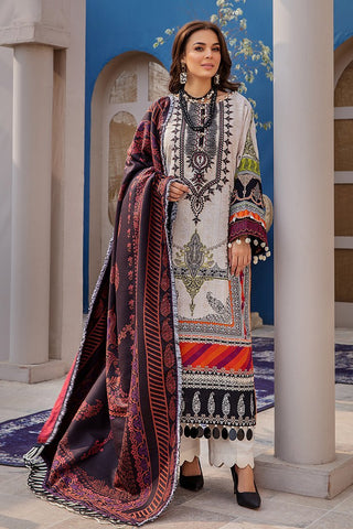 Ellena - KV1-01 Khaddar Winter Shawl Unstitched 3-PC Suit