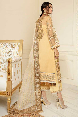 Serene S 1023 Gold Mode Chimere Luxury Embroidered Chiffon Collection 2021