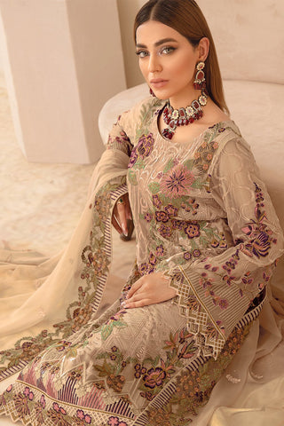 Picture of Ramsha - A 410 Chevron Embroidered Chiffon Collection Vol 4 - Available at Raja Sahib