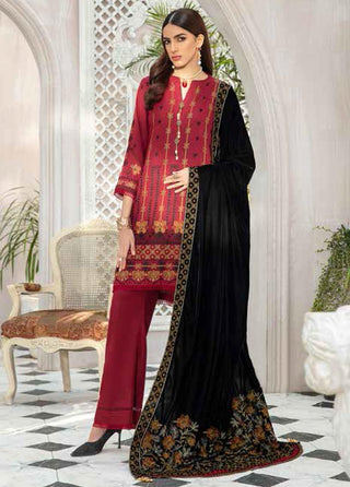 Banafsheh BNV 01 Jaan e Adaa Luxury Velvet Shawl Collection 2021