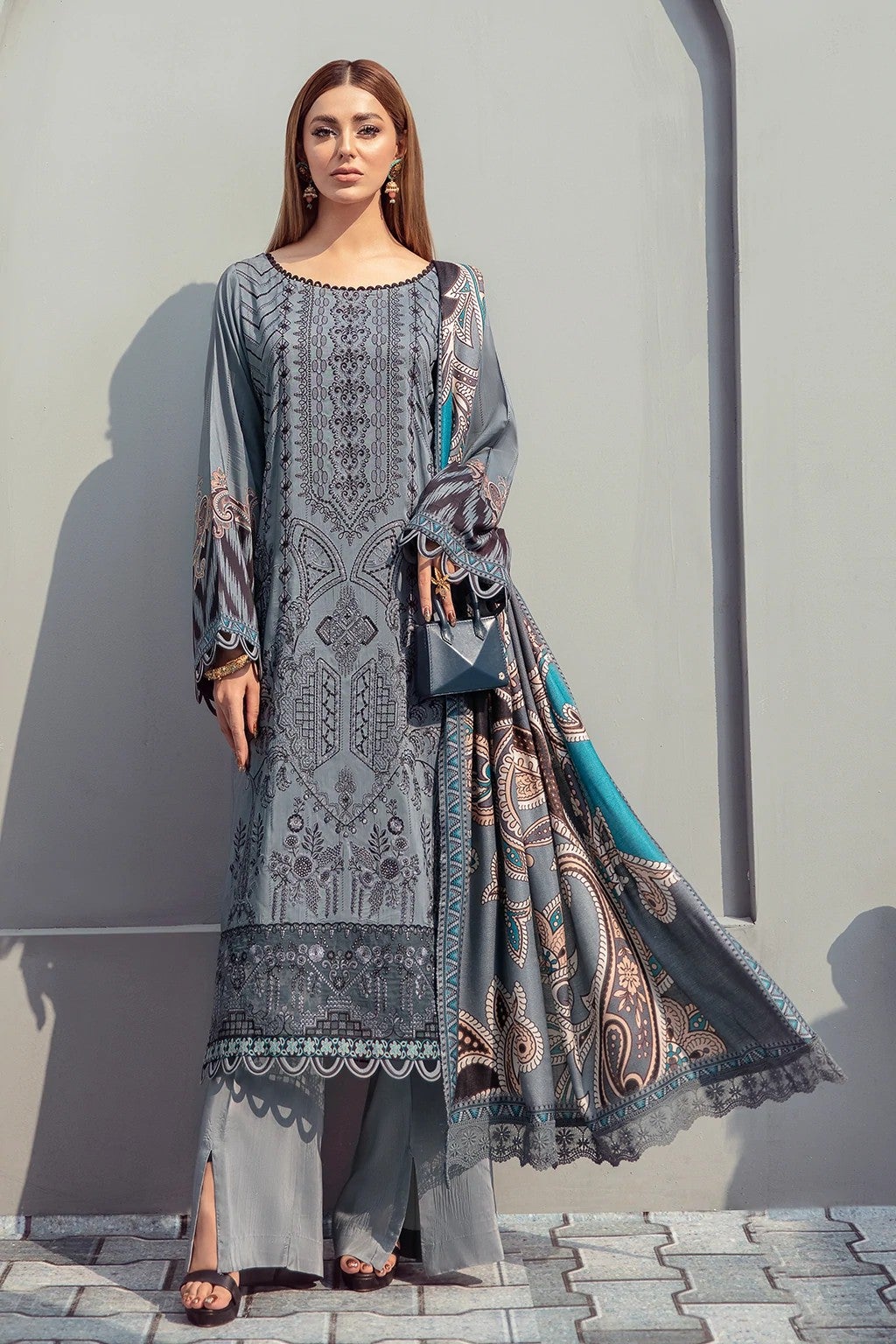 Picture of Ramsha - I 204 Mashaal Winter Collection Vol 2 - Available at Raja Sahib