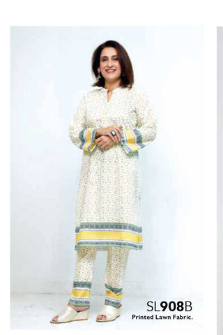 Picture of Gul Ahmed - 1 PC Printed Lawn Shirt SL908B Mothers Summer Lawn Collection - Available at Raja Sahib