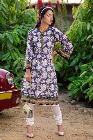 Picture of Gul Ahmed - 1 PC Digital Printed Lawn SL946B Bagh-e-Gul Floral Printed Collection - Available at Raja Sahib