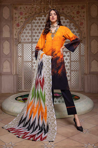 Regalia Textiles - RKCW 12 Khaddar With Cut Work Embroidered Dupatta Collection