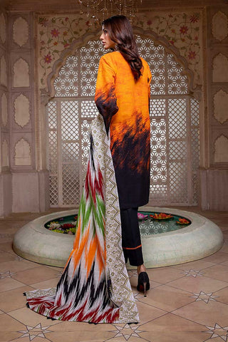 Regalia Textiles - RKCW 12 Khaddar With Cut Work Embroidered Dupatta Collection