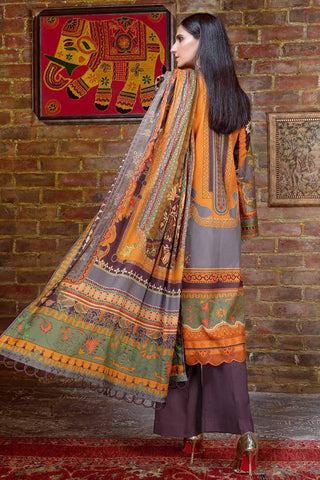 Gul Ahmed - 3PC Digital Printed Corduroy Suit CD12011B Fall Winter Collection Vol 2