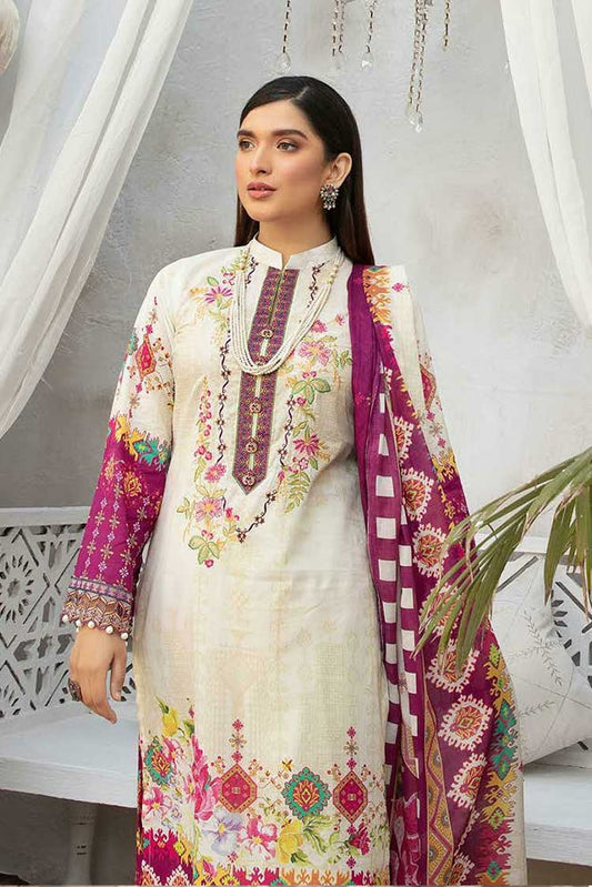 Picture of Shaista - Design 95 Shanaya Digital Printed Embroidered Lawn Collection - Available at Raja Sahib