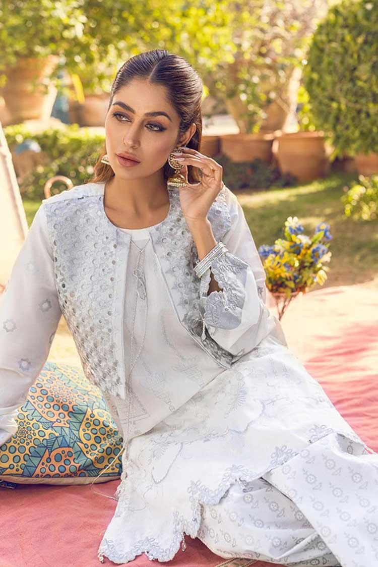 Picture of Salitex - RE 00009 (2 PC) Noor e Khas Embroidered Lawn Collection - Available at Raja Sahib