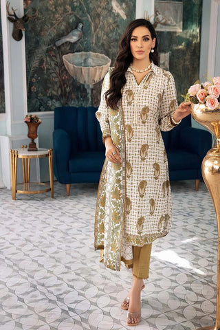 Gul Ahmed 3PC Printed Lawn Suit CL 22223 A Florence Collection 2022