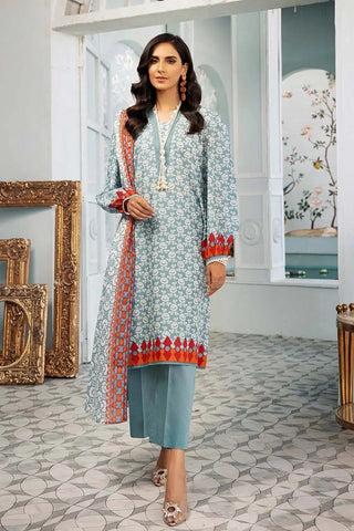 Gul Ahmed 3PC Printed Lawn Suit CL 32051 A Florence Lawn Collection Vol 2 2022