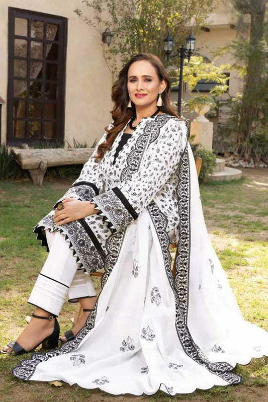 Picture of Gul Ahmed - 3 Piece Embroidered Lawn Suit DM22007 Mothers Lawn Collection - Available at Raja Sahib