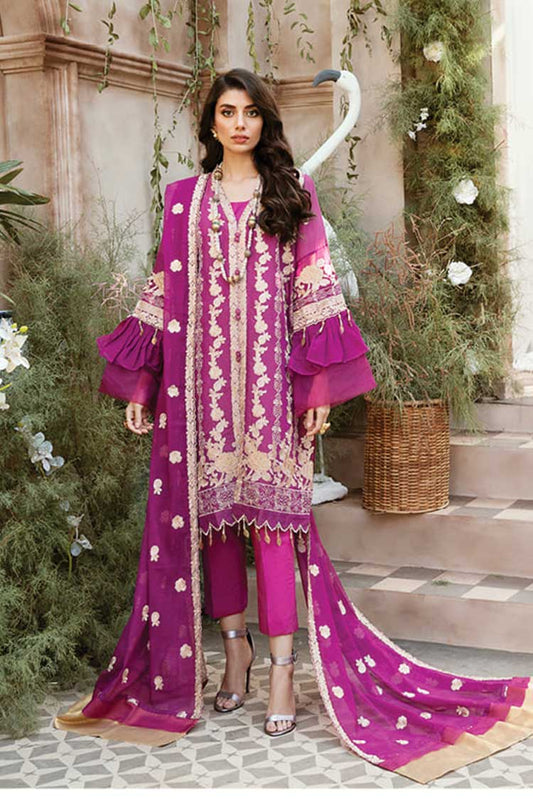 Picture of Gul Ahmed - 3 PC Embroidered Suit FE 12023 Luxury Festive Eid Collection - Available at Raja Sahib