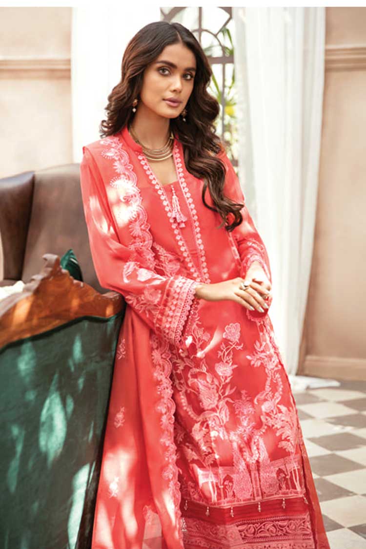 Picture of Gul Ahmed - 3 PC Embroidered Suit FE 22030 Luxury Festive Eid Collection - Available at Raja Sahib