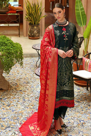 Picture of Gul Ahmed - 3PC Luxury Jacquad Suit MJ 22009 Pre Fall Cambric Collection - Available at Raja Sahib