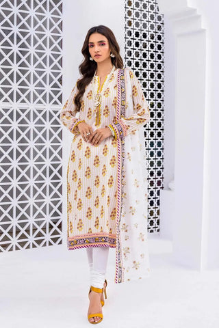 Gul Ahmed 2PC Printed Lawn Suit TL 22036 B Florence Lawn Collection Vol 2 2022