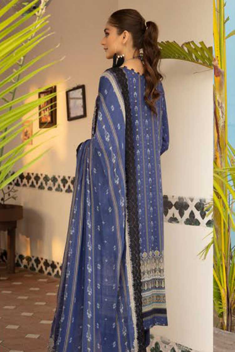 Picture of Shaista - Design 379 Miraal Viscose Digital Printed Embroidered Collection - Available at Raja Sahib