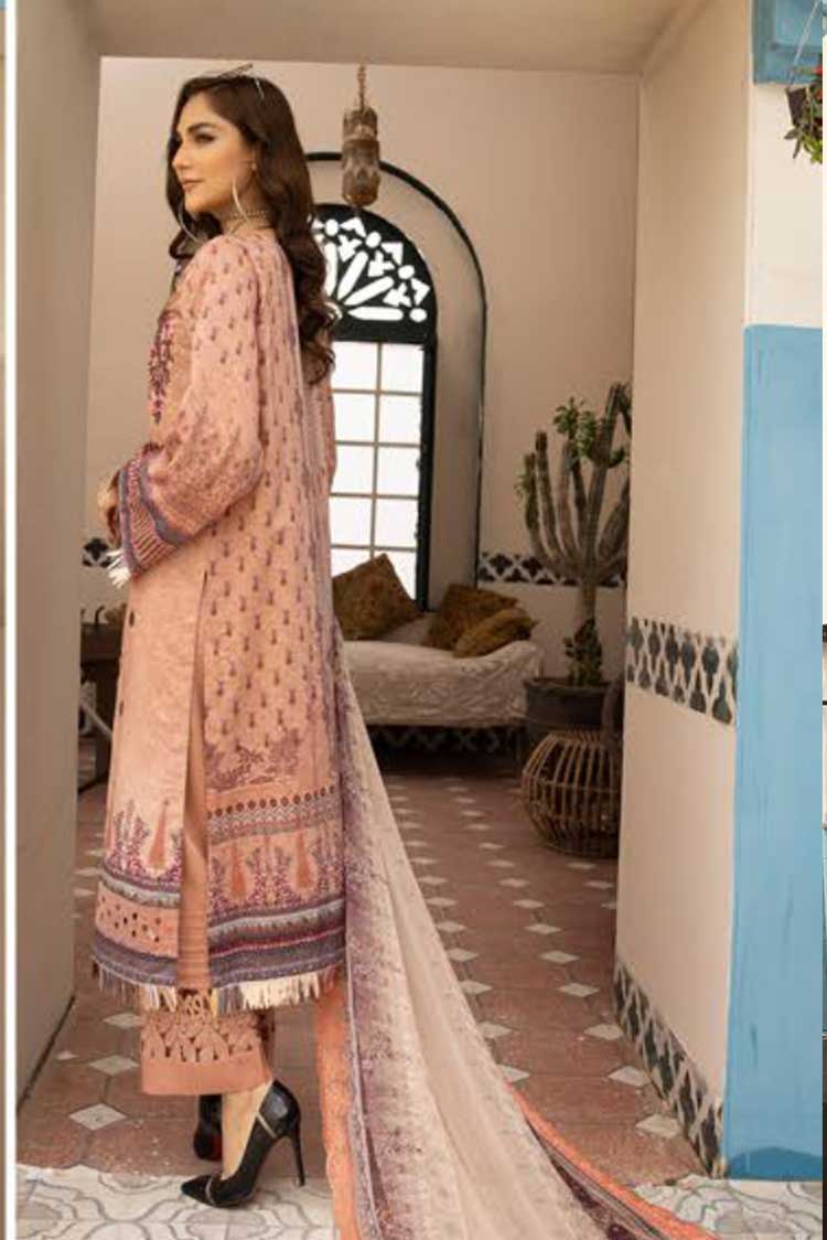 Picture of Shaista - Design 387 Miraal Viscose Digital Printed Embroidered Collection - Available at Raja Sahib