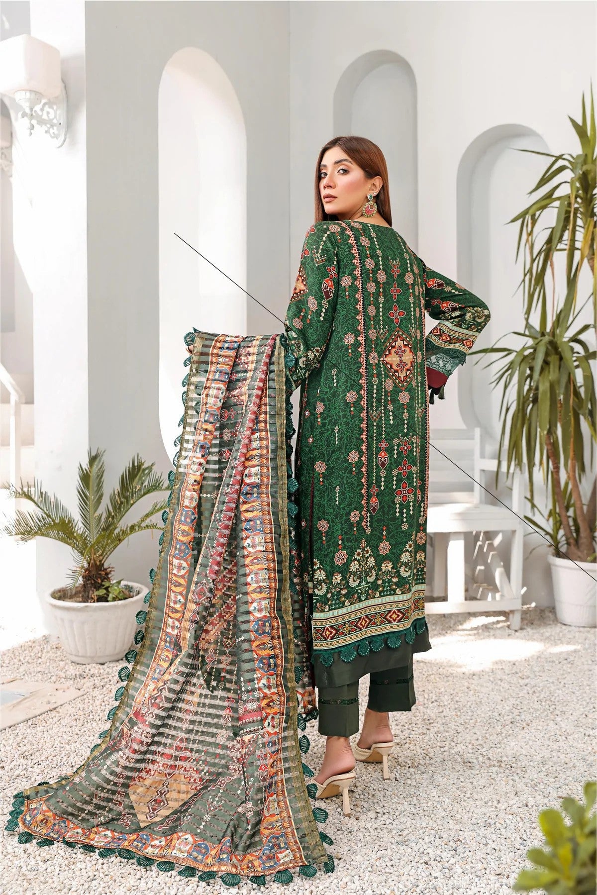 Picture of Lala - Qurbat 023 Kesa Embroidered Print Viscose Collection - Available at Raja Sahib