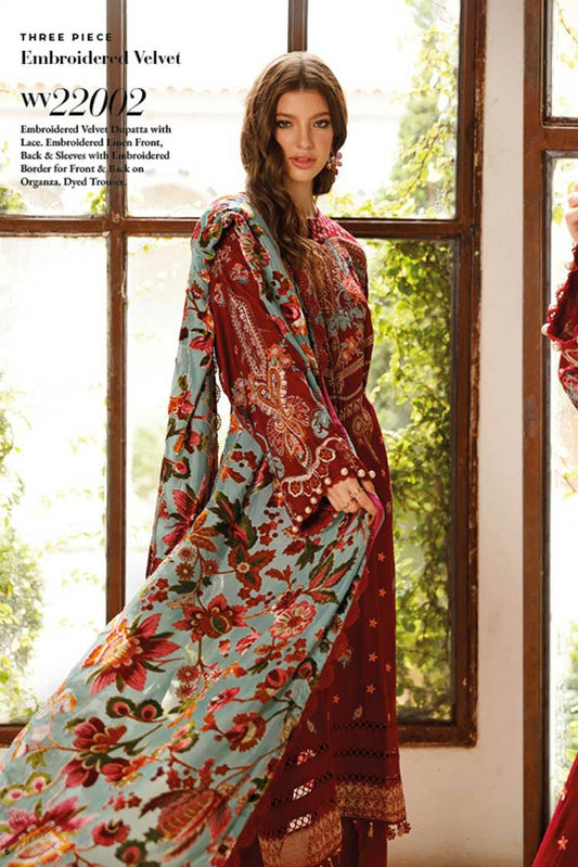 Picture of Gul Ahmed - 3PC Linen Suit WV-22002 Winter Collection - Available at Raja Sahib